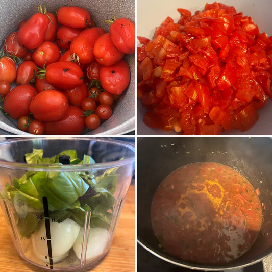 Herstellung unserer Tomatensauce